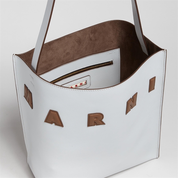 Marni Small Museo Hobo, Frost/Cork